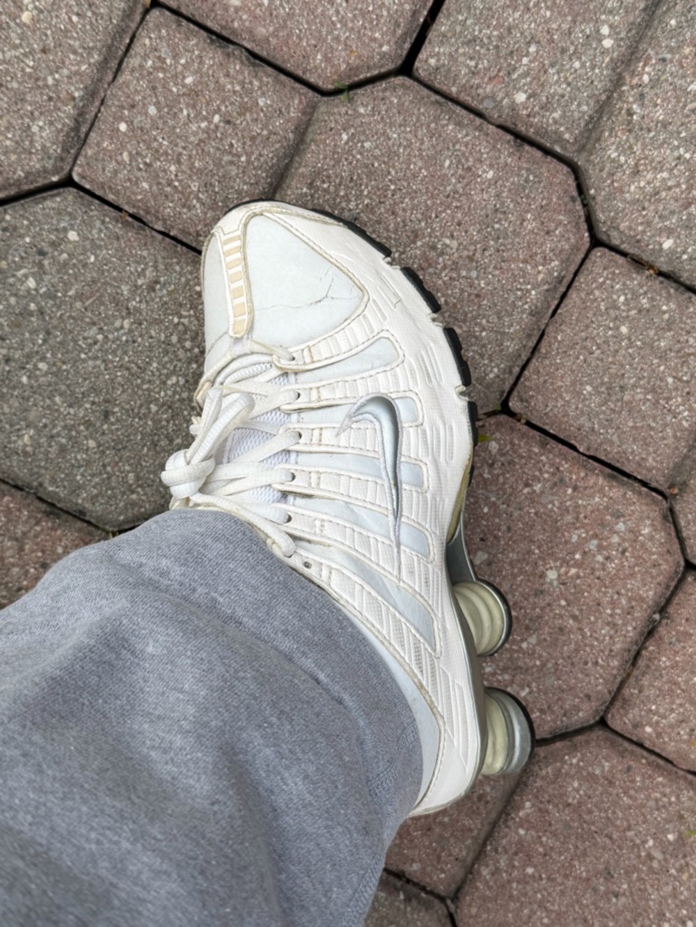 Nike White Shox Running Shoe